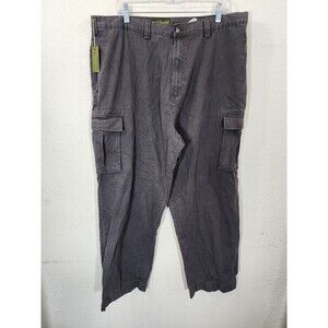 NWT Flawed Vintage Timberland Cargo Pants Mens 40x30 Charcoal Grey Y2K Baggy